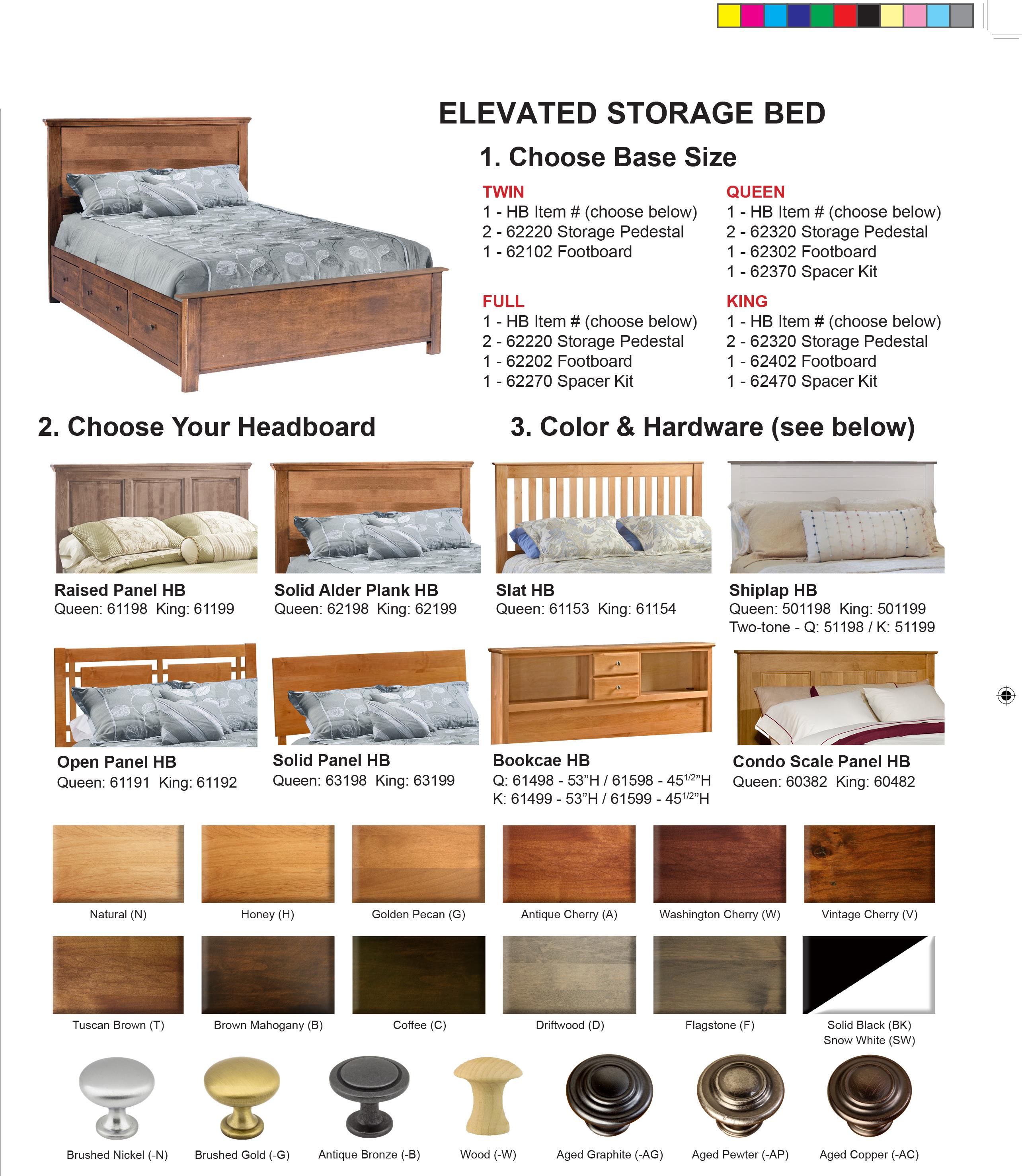 Archbold Furniture Misc. Beds 50147x1+50106x1+50141x1+62302x1+62370x1